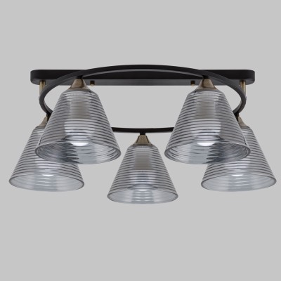 Люстра потолочная 5*Е27 MD.5948-5-S-BK+AB