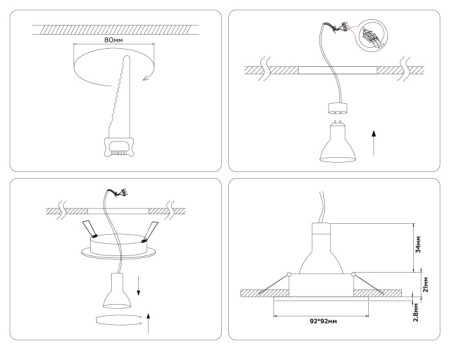Точечный светильник Techno Spot A8920