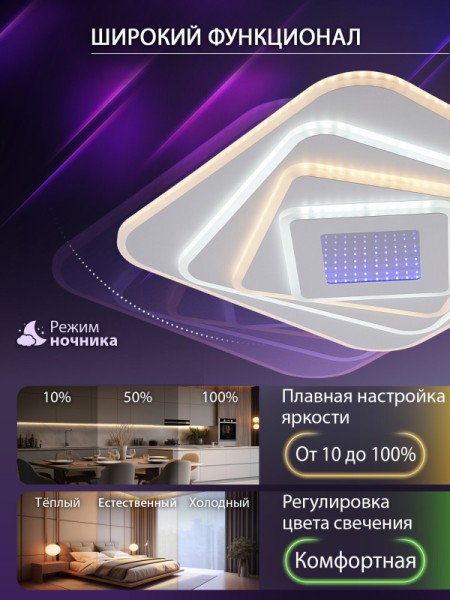 Накладной светильник Natali Kovaltseva LED LAMPS 81112/4C