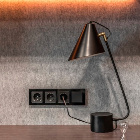 Переключатель Встраиваемые механизмы черные матовый W1113008