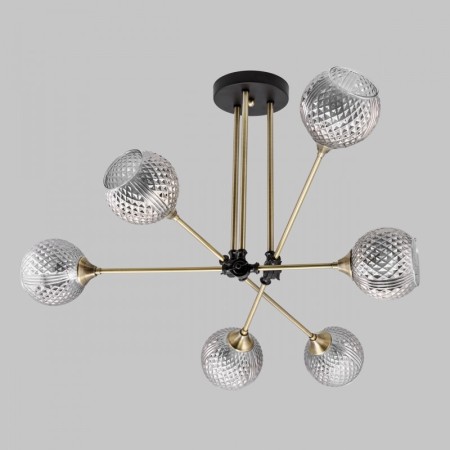 Потолочная люстра  MD.5299-6-S-AB+BK