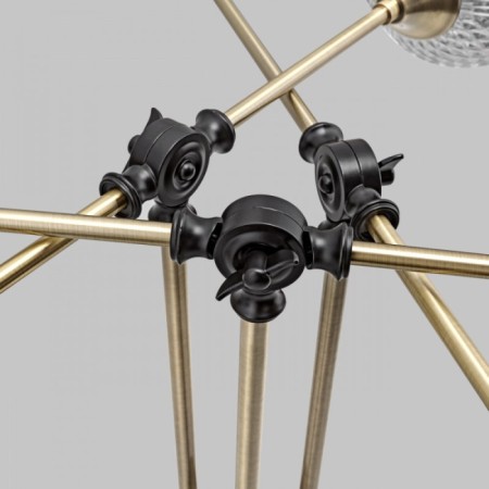 Потолочная люстра  MD.5299-6-S-AB+BK