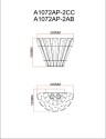 Бра Florizel A1072AP-2AB