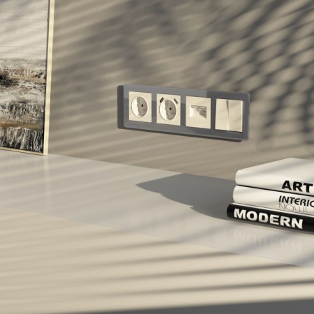 Розетка Встраиваемые механизмы айвори матовые W1181162