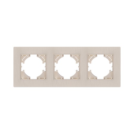 Рамка 3-постовая, золотой Kollinger Eleganz Plex EP3GD