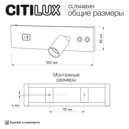 Спот Citilux CL704461