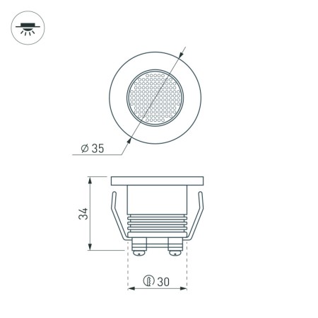 Мебельный светильник Arlight 020751