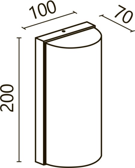 Настенный светильник уличный Badd O454WL-L10GF3K1