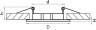 Встраиваемый светильник Lightstar 011040