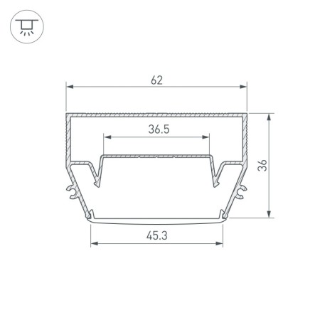 Профиль Arlight 040700