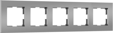Рамка Slab серебро софт W0052965