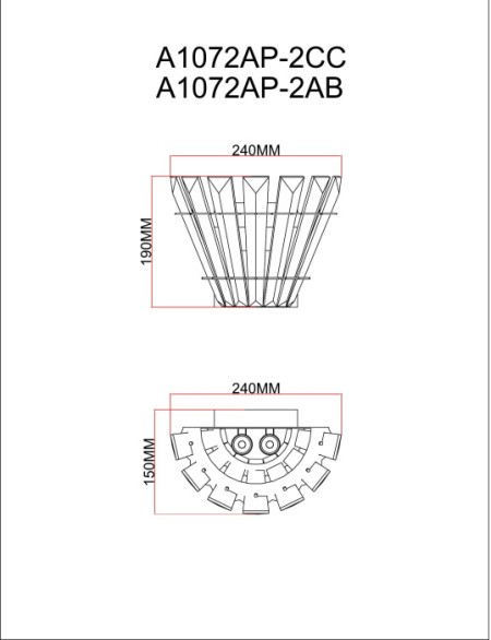 Бра Florizel A1072AP-2CC