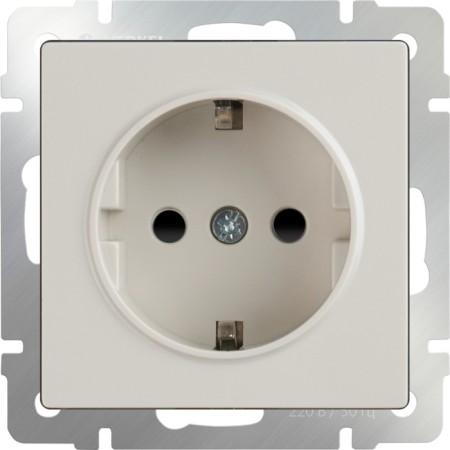 Розетка Встраиваемые механизмы слоновая кость W1171103