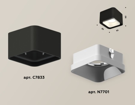 Точечный светильник Techno XS7833001