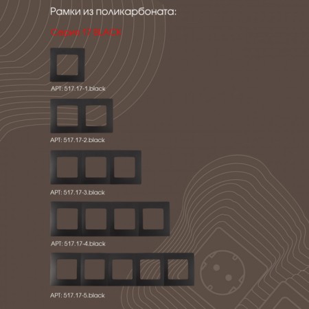 Розетка Arte Milano 217.40-1.black