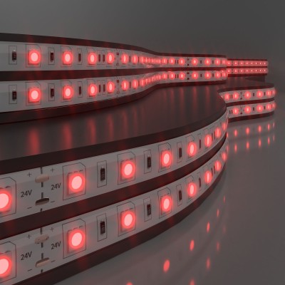 Лента Elektrostandard 5050 24V 60Led 14,4W IP65 / красный