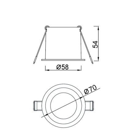 Встраиваемый светильник Mantra 9234