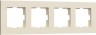 Рамка Slab айвори софт W0042962