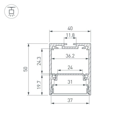 Профиль Arlight 055135