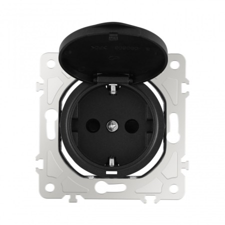 Розетка Arte Milano 202.41-1.black