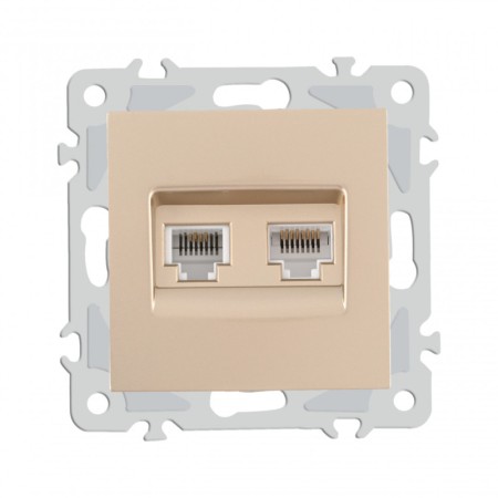 Розетка Arte Milano 206.44-1.shampan