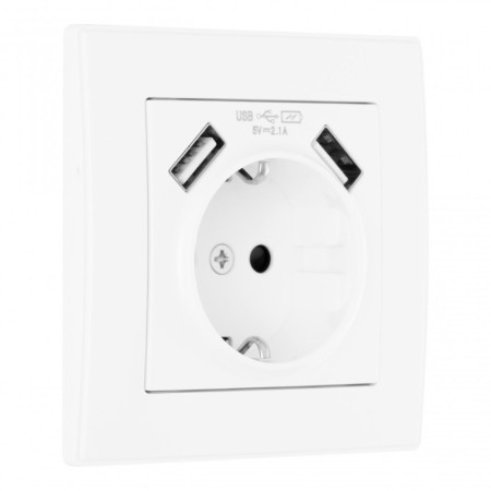 Розетка Arte Milano SET06-1-47-1 white