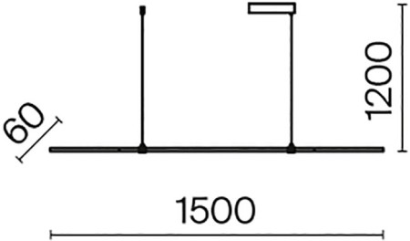 Подвесной светильник Halo MOD005PL-L48BK