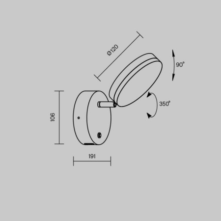 Бра Fad MOD070WL-L8W3K