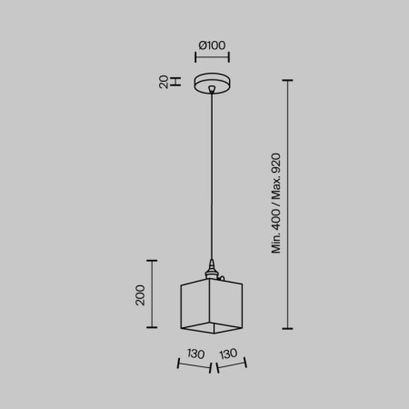 Подвесной светильник MODELUX MS.152.130 BS