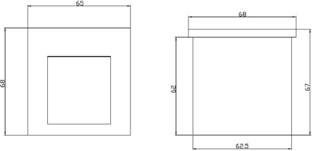 Встраиваемый светильник уличный Arca O038-L3W