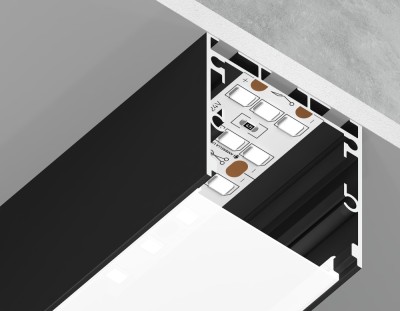 Профиль для светодиодной ленты Illumination GP2550BK