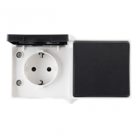 Розетка Arte Milano 309.52-1.grey