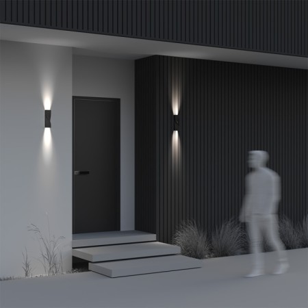 Настенный светильник уличный Twist O040WL-L11B3K