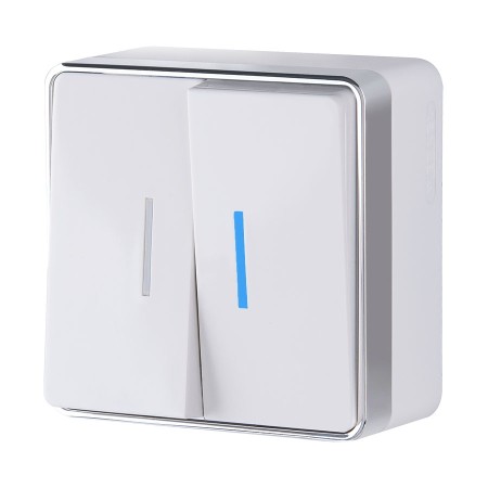 Выключатель Накладные механизмы Gallant белые W5020101