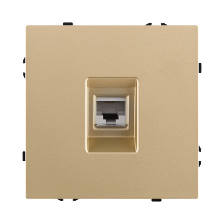 Розетка телефонная RJ11, золотой Kollinger Eclipse EC-019GD