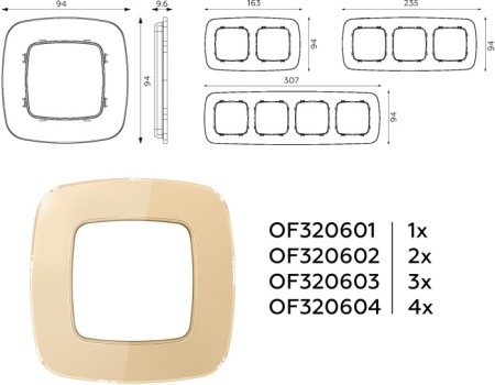 Рамка OMEGA OF320604