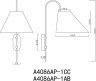 Бра Rondo A4086AP-1CC
