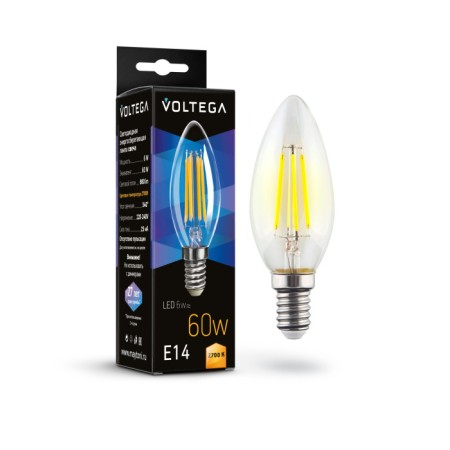 Лампочка светодиодная Candle 6W 7197