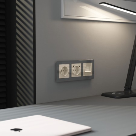 Накладка на механизм Встраиваемые механизмы айвори акриловые W1191143