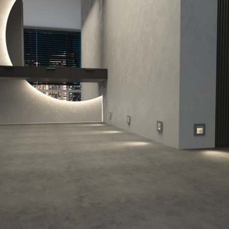 Встраиваемая LED подсветка Встраиваемые механизмы серебряный матовый W1154165