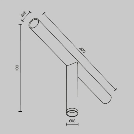 Светильник на шине Maytoni Technical C102CL-3W3-6K-B