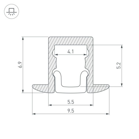 Профиль Arlight 036400