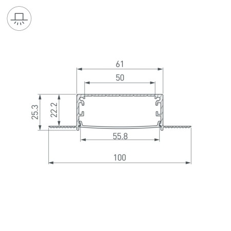 Профиль Arlight 046410