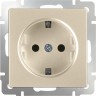 Розетка Встраиваемые механизмы шампань W1171111
