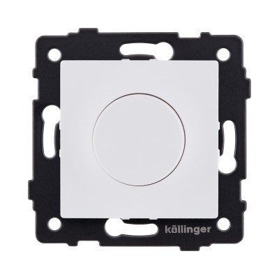 Светорегулятор для светодиодных ламп, проходной, 500W, белый матовый Kollinger REA-048WM для Aspekt, Eleganz, Reflex
