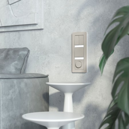 Выключатель Встраиваемые механизмы дымчатый W1220004