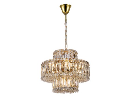 Подвесная люстра Newport 8458+3/C gold