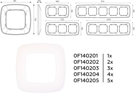 Рамка OMEGA OF140205