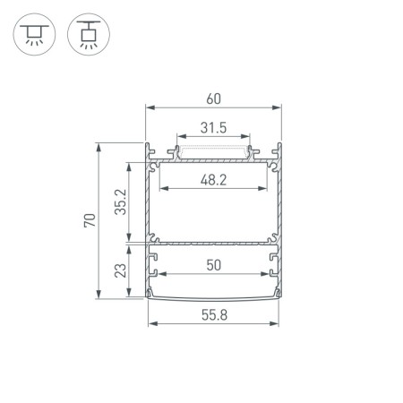Профиль Arlight 046401