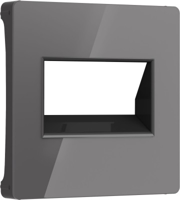 Накладка на механизм Встраиваемые механизмы графит акриловые W1191144